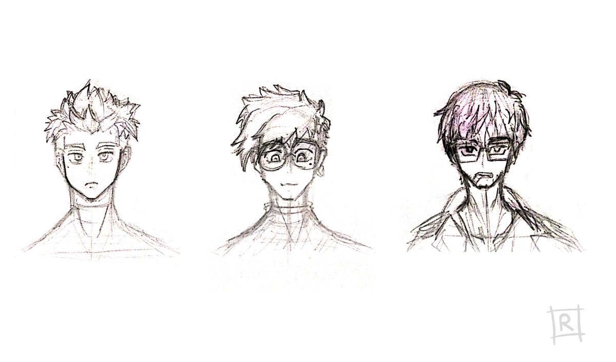 AnotherRandoom's tweet photo. Warm up with trigun trio before I draw absolute nonsense
(Or when I have time 🥲) https://t.co/uPxGZ1aYjf