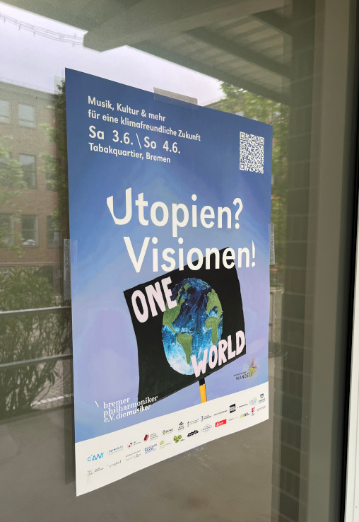 plutex's tweet image. EINLADUNG zum Klimawochenende "Utopien? Visionen!" am 3. & 4. Juni im Tabakquartier. Es gibt Musik, Kultur und mehr für eine klimafreundliche Zukunft, organisiert von MusikerInnen der Bremer Philharmoniker: bremer-philharmoniker.de/konzert/ein-wo…
@HBdigitalmedia @HBwissenswert #Klimaschutz
