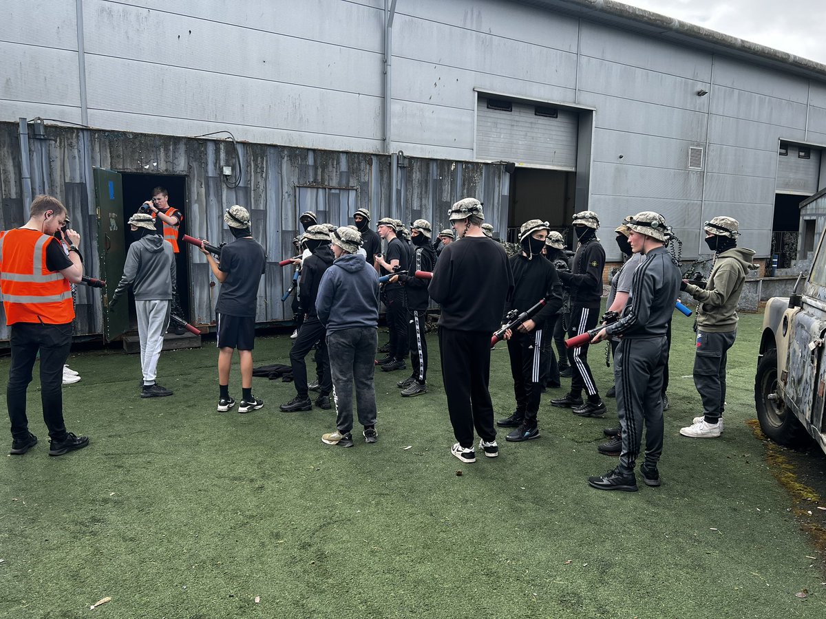The WBH team and Mr M. were very impressed with this group of S2/3 pupils! Great behaviour and participation for Activities Day! Laser Tag was very competitive! <a href="/forresterhs/">Forrester High</a> @xtremekarting