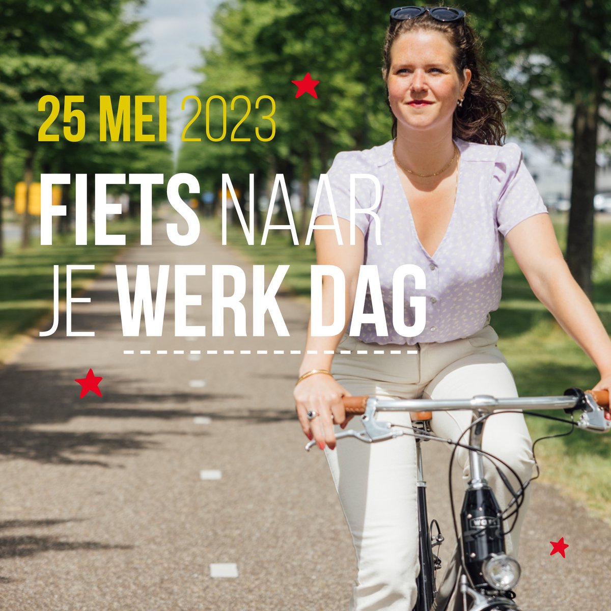 Morgen is het Fiets naar je Werk Dag! 🚲 Laat jij ook de auto staan? 👉 Fietsen is gezond, goed voor ons geluksgevoel, beter voor de portemonnee en natuurlijk voor het milieu! 🍀 Doe jij mee? <a href="/brabantfietst/">Ons Brabant Fietst</a> in de <a href="/shertogenbosch/">'s-Hertogenbosch</a>! 😄 #gatochfietsen #doemee #fietsnaarjewerkdag