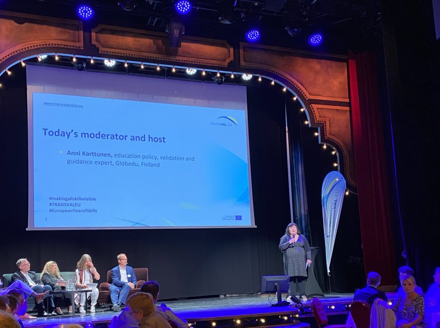 EFFE_EU's tweet photo. @EFFE_EU is pleased to participate to European Policy Conference: #makinskillsvisible held in Stockholm in the context of the #TRANSVALEU project and in the #EuropeanYearofSkills. The recognition and the validation of #transversalskills are essential for the #PHS sector! https://t.co/LgFlcehcNe