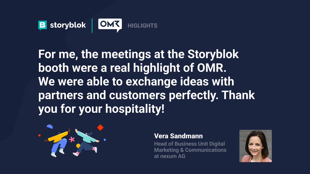 See the feedback from Vera Sandmann, Head of Business Unit Digital Marketing &amp; Communications at <a href="/nexum/">nexum AG</a> AG 🤩