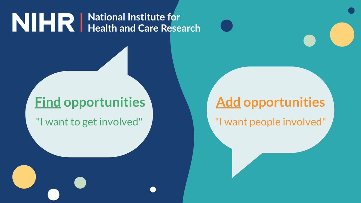 Are you a patient, member of the public or carer looking for an opportunity to get involved? Or a researcher with an opportunity for people to get involved in your work?

Head over to People in Research to browse and post opportunities: peopleinresearch.org