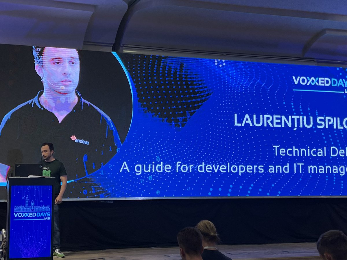 VoxxedIasi's tweet image. Full house at @laurspilca session on technical debt! And also waiting for the cool prizes offered by @endava #itisfun