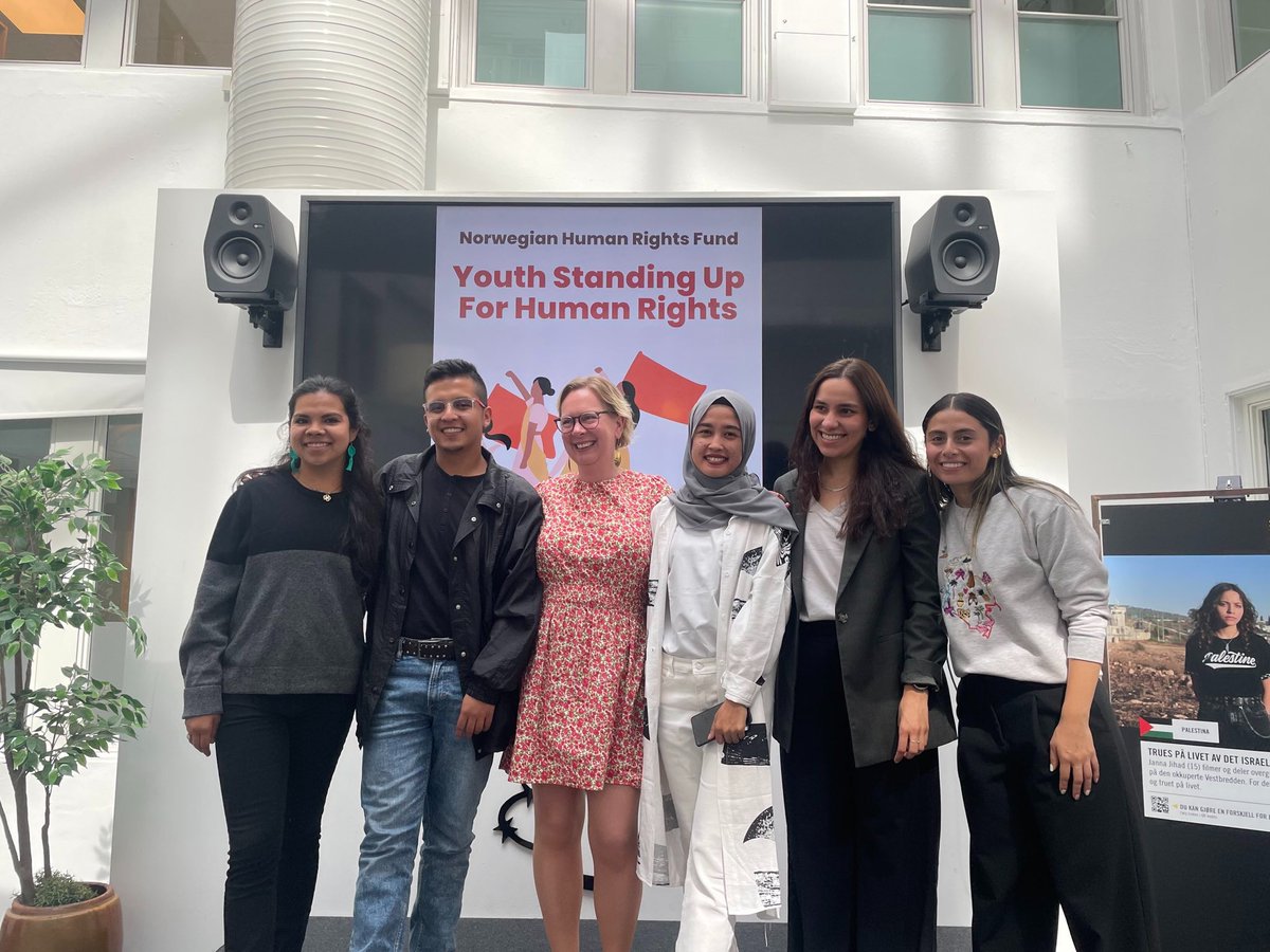 At our event today "Youth Standing up for Human Rights", five defenders working in our grantee partner organizations in Colombia, Mexico and Indonesia shared their experiences of being young human rights defenders in their countries. Thanks for sharing your enriching insights!