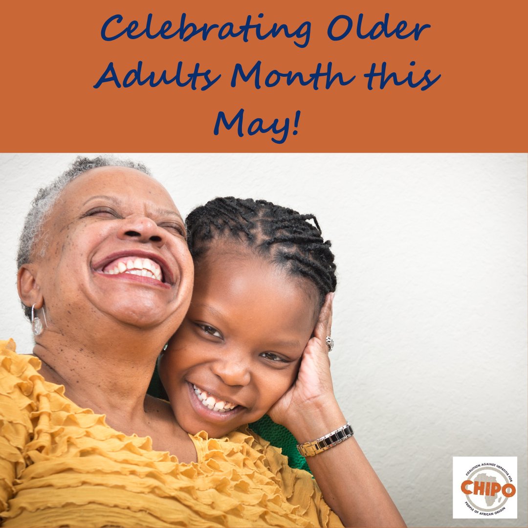 CHIPO_HBV's tweet photo. Happy #OlderAmericansMonth! #HepatitisB can affect people of all ages - if you are 60+, ask your doctor about getting tested and #vaccinated for #hepB today!
Learn more about all things hep B on our website: https://t.co/8QIKljHm3K
#OAM23 #EngageatEveryAge https://t.co/9vmV5uzKV7