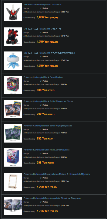 Schusta_'s tweet photo. Bought for the first time some stuff from Pokémon Japan.

Can't wait to get my stuff completly destroyed and fucked up. :)

(Jellicent had to be bought, it's so broken) https://t.co/svdt3u5XMo