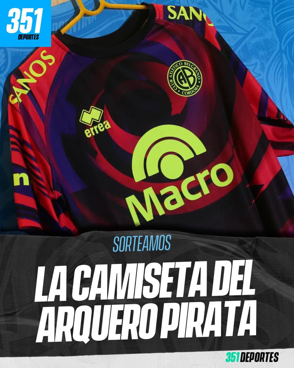 👕 ¡ATENTOS HINCHAS DE #BELGRANO. SORTEAMOS LA CAMISETA DE LOSADA!

🎉 Tenes la posibilidad de ganar la camiseta alternativa de una de las figuras del clásico.

¿Cómo participar?
✅ Seguí a <a href="/351Deportes/">351 Deportes</a>
✅ Dale RT

✳️ ¡Si participas en Instagram y en Facebook sumas chances!

✳️