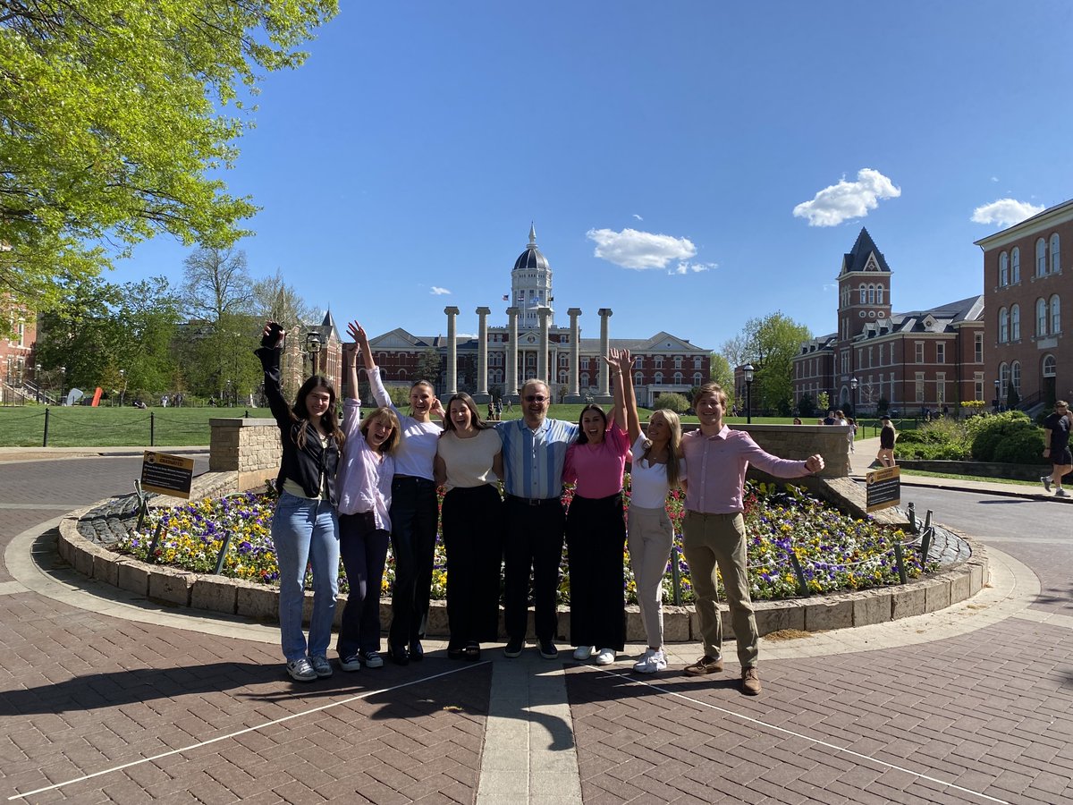 Salutations for two extraordinary groups of MU Strat Comm students who burnished their PR
Presentation Techniques! Our agency founder, Walt Denny, contributes to the Missouri School
of Journalism by teaching Strategic Communication courses. #mustratcomm #mizzouadmissions