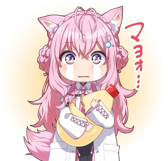 お気に入りのマヨネーズが破けて泣いちゃうこよちゃん
#こよりすけっち https://t.co/iUdHCRQRBq