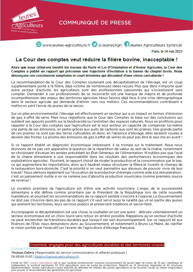 Jeunes Agriculteurs tweet media