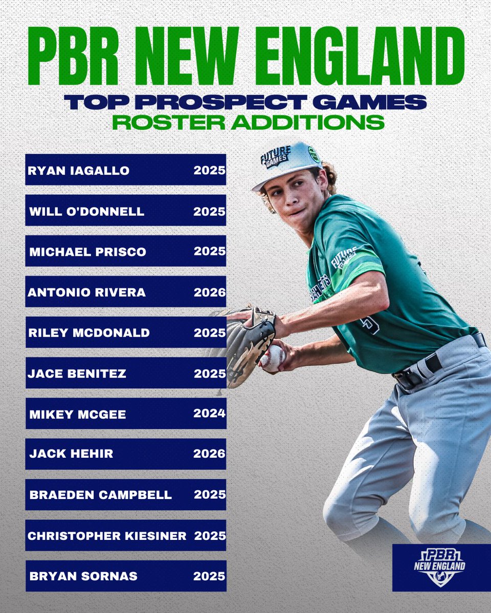 PBNewEngland's tweet photo. 𝟐𝟎𝟐𝟑 𝐏𝐁𝐑 𝐍𝐞𝐰 𝐄𝐧𝐠𝐥𝐚𝐧𝐝 𝐓𝐨𝐩 𝐏𝐫𝐨𝐬𝐩𝐞𝐜𝐭 𝐆𝐚𝐦𝐞𝐬

‼️ Invites Accepted ‼️

#BeSeen #WhosNext #TPG23 https://t.co/9mWCGSfTuz