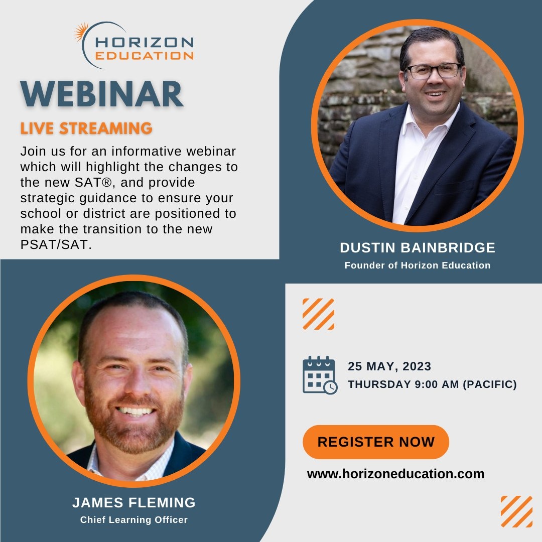 The new SAT® is going digital, and we're here to help you prepare your students for success. Join our upcoming webinar to learn about the latest updates and how to navigate the new format. Register and gain valuable insights: l8r.it/ojZI #educators <a href="/Horizon_Edu/">Horizon Education</a>