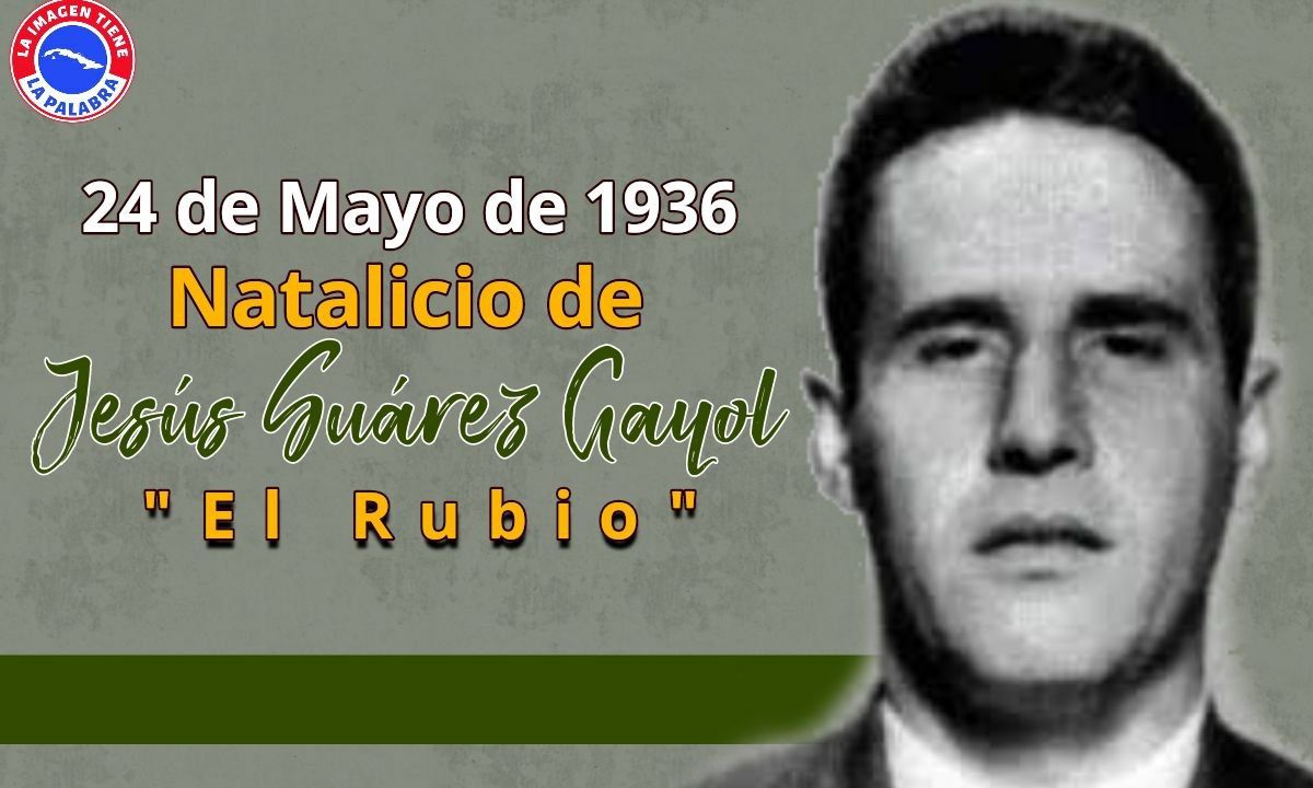 Jesús Suárez Gayol, indomable líder estudiantil camagüeyano, activo fundador del Movimiento 26 de Julio, fiel combatiente del Ejército Rebelde y para el Che, El Rubio o Félix de la guerrilla boliviana
#MambisesDeAcero
#DeZurdaTeam
#HistoriaAlDía