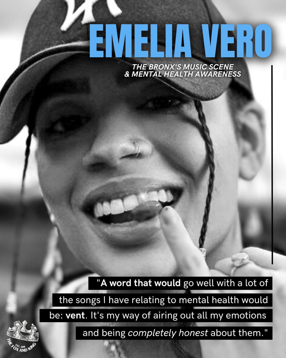 ⭐️ What's your go-to song after a rough day? Here's one from us - "Marisposa" by The Bronx's very own @EmeliaVero
#mentalhealth #emeliavero