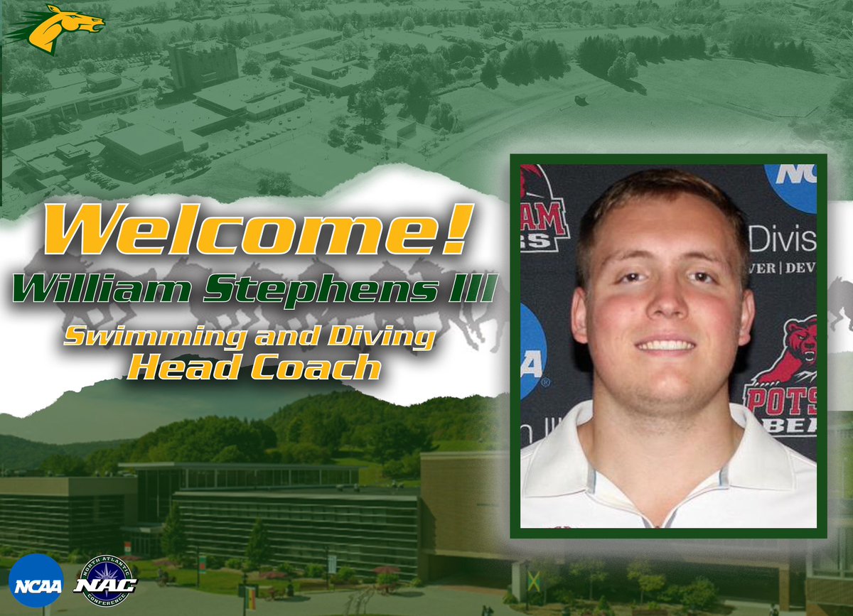 William Stephens III has been named the new head coach for the SUNY Delhi Swimming and Diving program.

Read up on Coach Stephens here!

delhibroncos.com/sports/swimdiv…

#Delhidrive #horsepower #d3swim