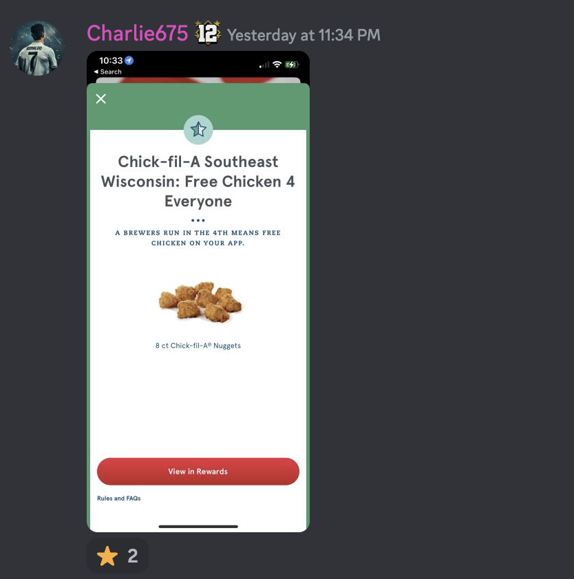 TSSPlus's tweet photo. Lunch on us? 😏

We monitor major restaurants for every possible deal. Members enjoy free Chipotle, Chick-fil-A, &amp; more. 

Join today 📲 https://t.co/reh7Hpqqcb https://t.co/EeJ13VEARj