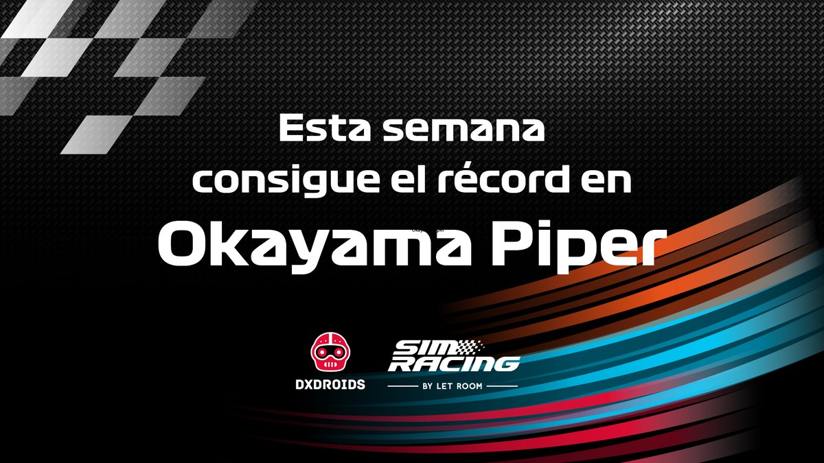 🏎️ Este es el coche y el circuito en el que podrás disfrutar en nuestra #SimRacing by Let Room con <a href="/DigaliX/">DigaliX Solutions</a>.

¡L@s ganador@s semanales y mensuales tienen suculentos premios como regalo! 🎁

Consulta toda la info aquí ➡️ hubs.li/Q01R0vHG0