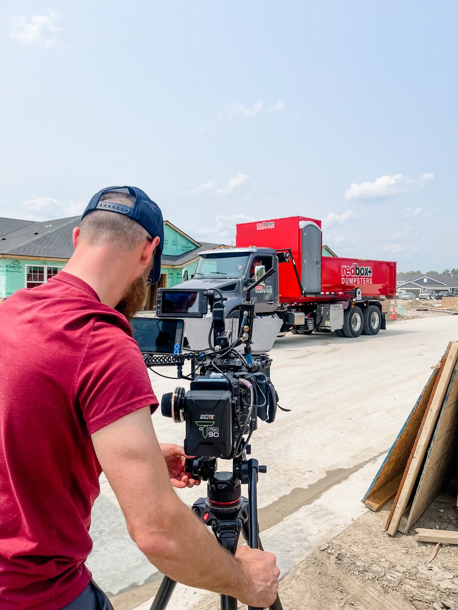 Lights, camera, action! 🎥 We’re taking you #BehindTheScenes of an exciting redbox+ Dumpsters project…stay tuned! #BTS #redboxplusDumpsters