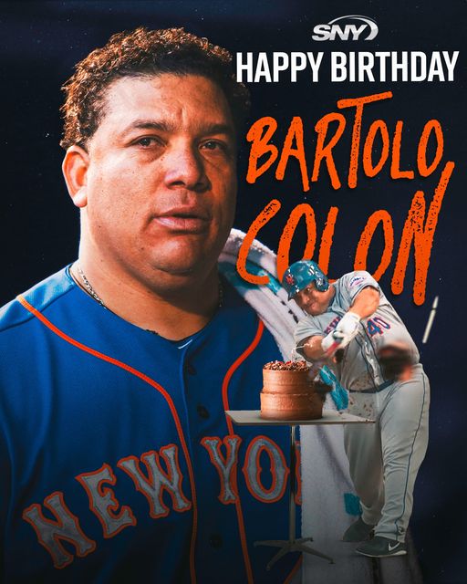 Happy 50th birthday to Bartolo Colon! 