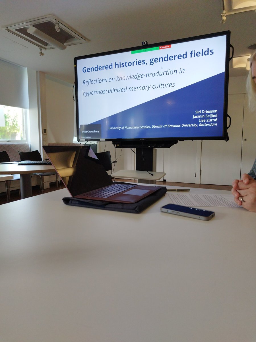 We have just started our hybrid #CMNHSeminar "Gendered histories, gendered fields".

#gender #memorycultures #CMNHBrighton