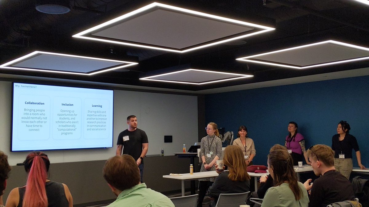 Good morning #Toronto #ica23! 🌄And thank you to the fantastically helpful #ica23hackathon organizing team! <a href="/ica_cm/">ICA Comp Methods</a> <a href="/ICA_HMC/">Human-Machine Communication</a> <a href="/icahdq/">International Communication Association</a>