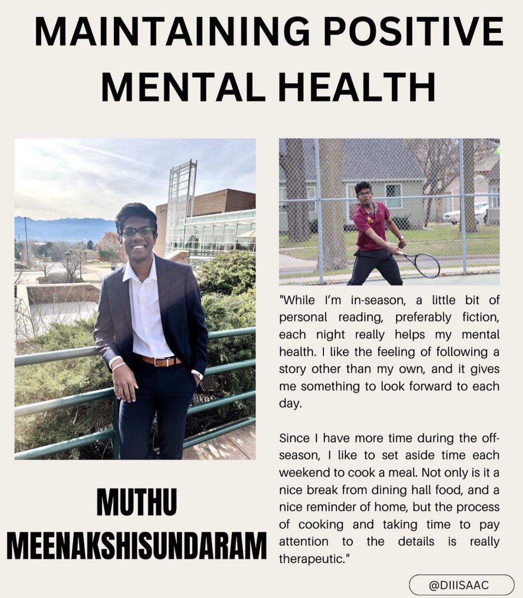 Primary member Muthu shares with us how he maintains a positive mental health both in and out of season! #mentalhealthawarenessmonth