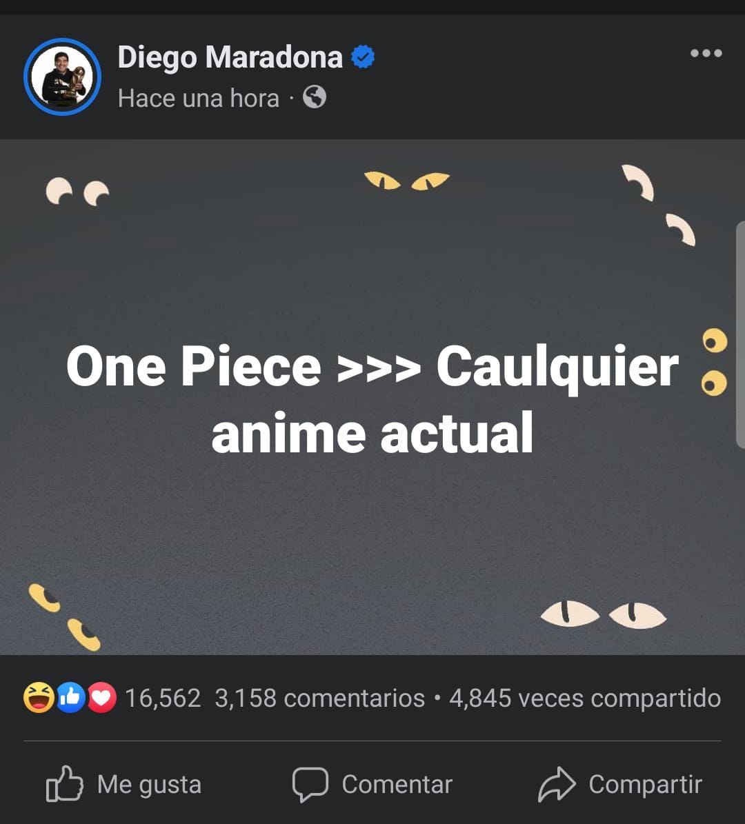 Y si papá, tenés que esperar a que Diego te lo diga?