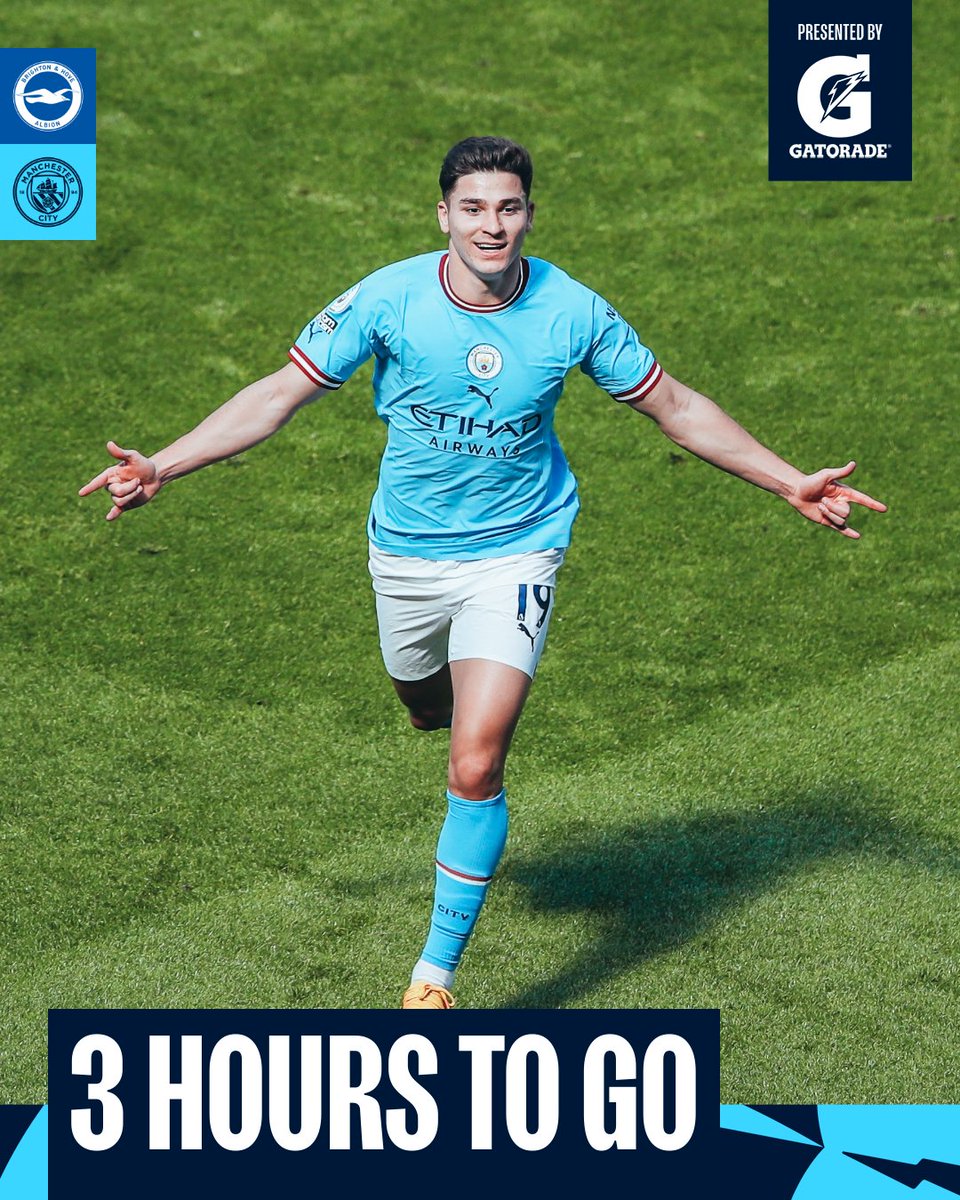 Not long now! ⏳

#ManCity | @Gatorade