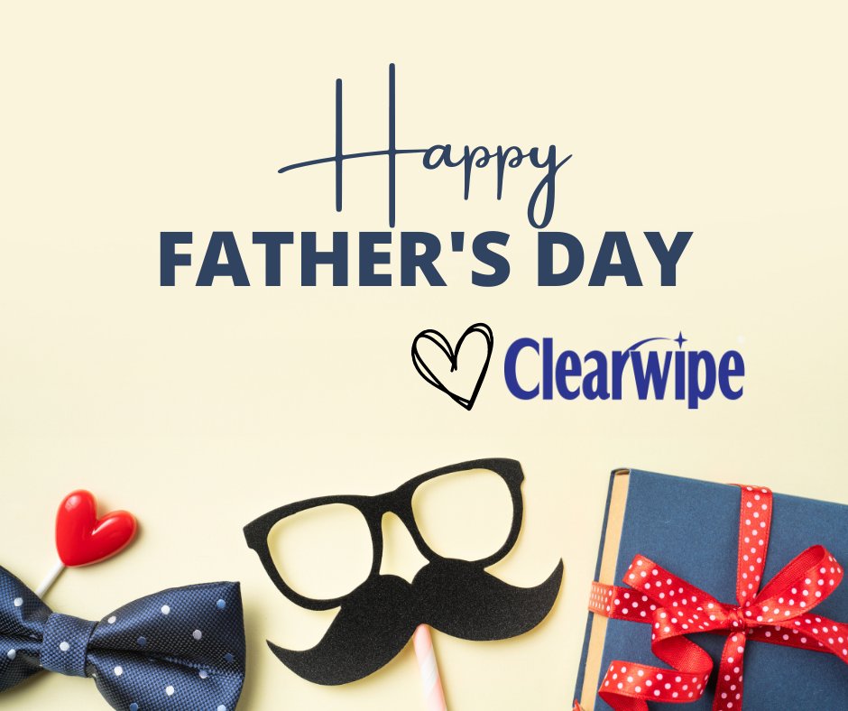 ClearWipeBrand's tweet photo. 👨‍👧‍👦 Happy Father's Day to all the amazing dads out there! This year, give your dad the gift of a crystal clear view with Clearwipe Microfiber Lens Wipes. Clearwipe Lens Wipes are the perfect way to keep everything looking spotless. https://t.co/Kx2xgo1HW9