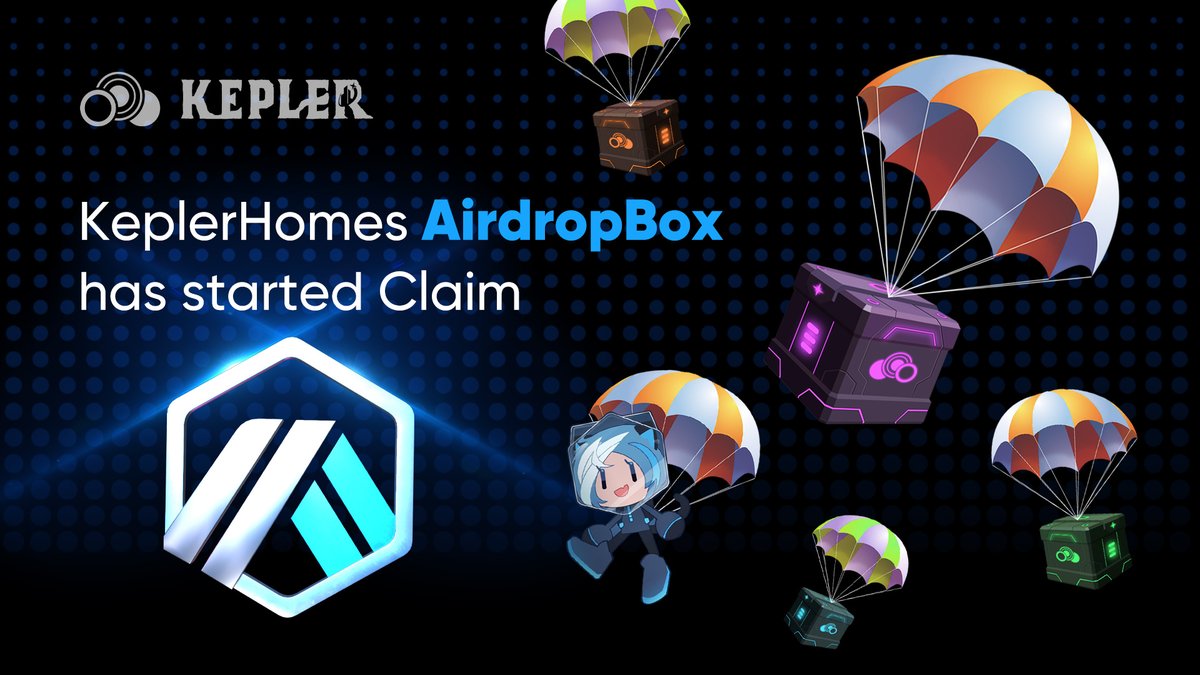 🧑‍🚀💙🧡 <a href="/KeplerHomes/">KeplerHomes</a> #AirdropBox has started Claim, you have 30 days to claim your box.

💙Claim Details
👉arb-claim1.kepler.homes

🧡 #PreSale On Arbitrum
👉 presale-arb.kepler.homes

💙RT Tag &amp; 3 FDS