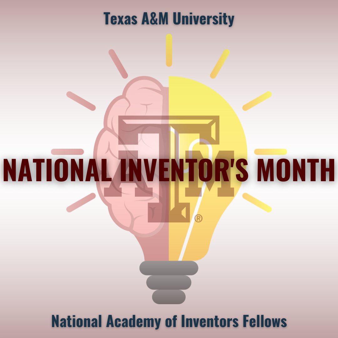 #NationalInventorsMonth celebrates human ingenuity, promotes 'the positive image of inventors and the real contributions they make in the world.'

Get to know the faculty members that have garnered Fellow status within the National Academy of Inventors!

(1/2)