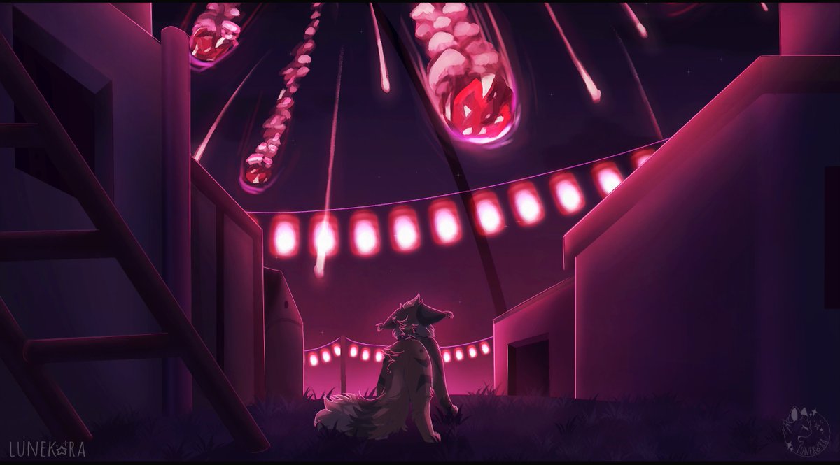 Lunekora's tweet image. Oh no who does neglect her duties? (not me obviously)
#loadaimburn #artwork