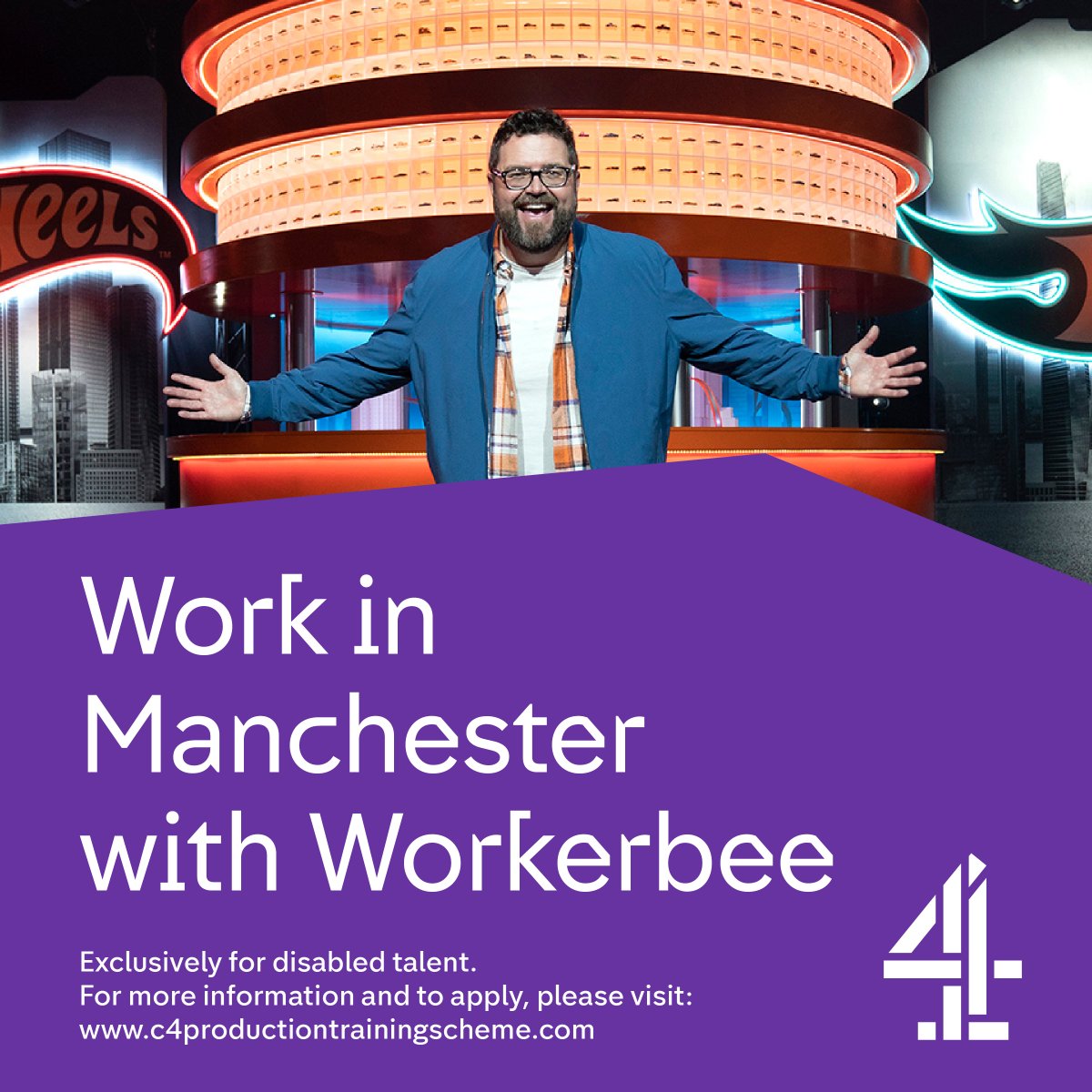 Want to work in Television Production? We've teamed up with Channel 4 and ThinkBIGGER's trainee scheme, aimed exclusively at disabled talent and we're looking for a Trainee Production Coordinator to join the Workerbee team! (Applications close 28th May!) c4productiontrainingscheme.com/Search/Job/147…