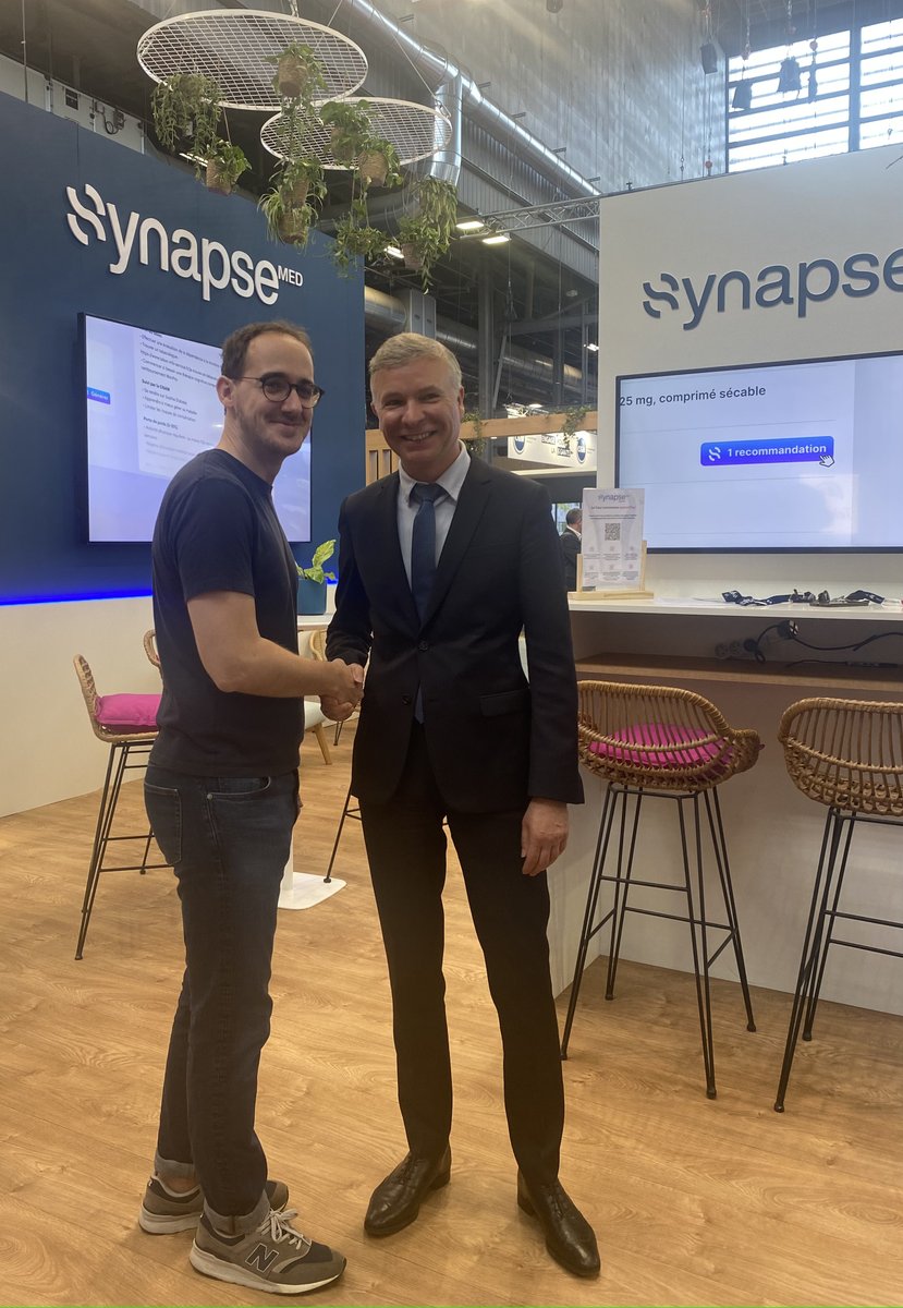 🎦 SANTEXPO 🎦

🖊️ Le CHU de Bordeaux et Synapse Medicine viennent de signer un accord cadre et renforcent leur partenariat pour promouvoir l’innovation en santé.

Pour plus d'informations : synapse-medicine.com/fr/blog/espace…