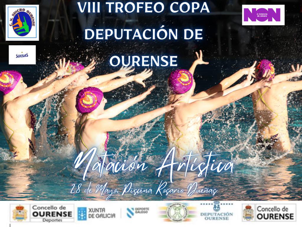 roslufe's tweet photo. Presentación na Sala de prensa da @DeputacionOU do VIII Trofeo Copa Deputación na piscina Rosario Dueñas. Será o 28 de maio. Graciñas Directiva do Club Natación Sincronizada de #Ourense #CNSO https://t.co/YKkWTt8TgA