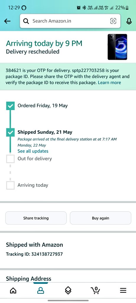 arjitTripathi14's tweet photo. @amazon walo tum aaj ke baad apni service apne paas rkhna bhosdiwale 1order 4 out for dilevery hi dikha rha tha Aaj mai cancel kr diya ab g*** marawo tum #Amazon https://t.co/8140Btmkv0