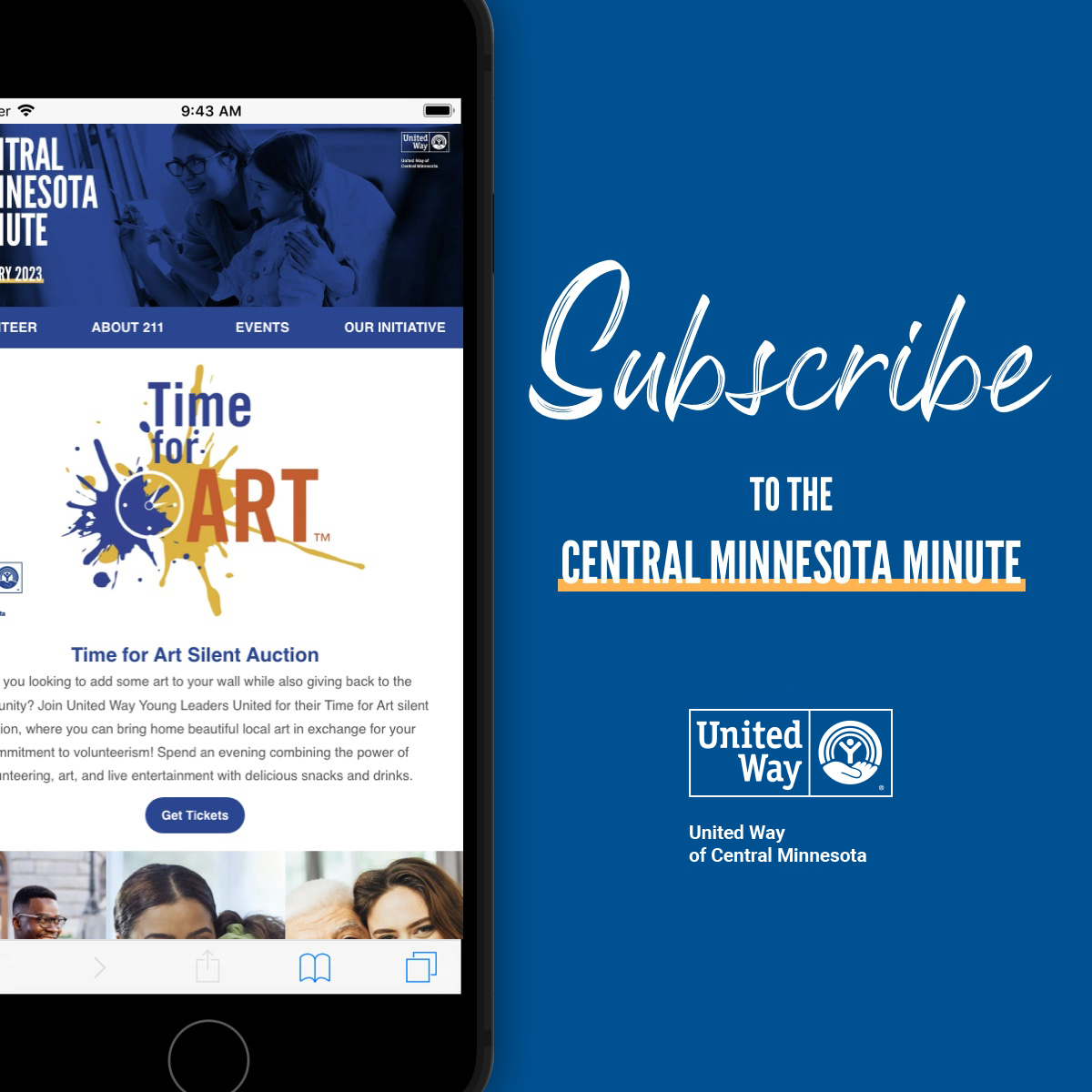 Sign up for the Central MN Minute!💙 Our monthly newsletter makes it easy to stay up-to-date on community events, volunteer opportunities, and other information for building a better community. 
hubs.la/Q01MRV9v0
#CentralMNMinute #VolunteerOpportunities