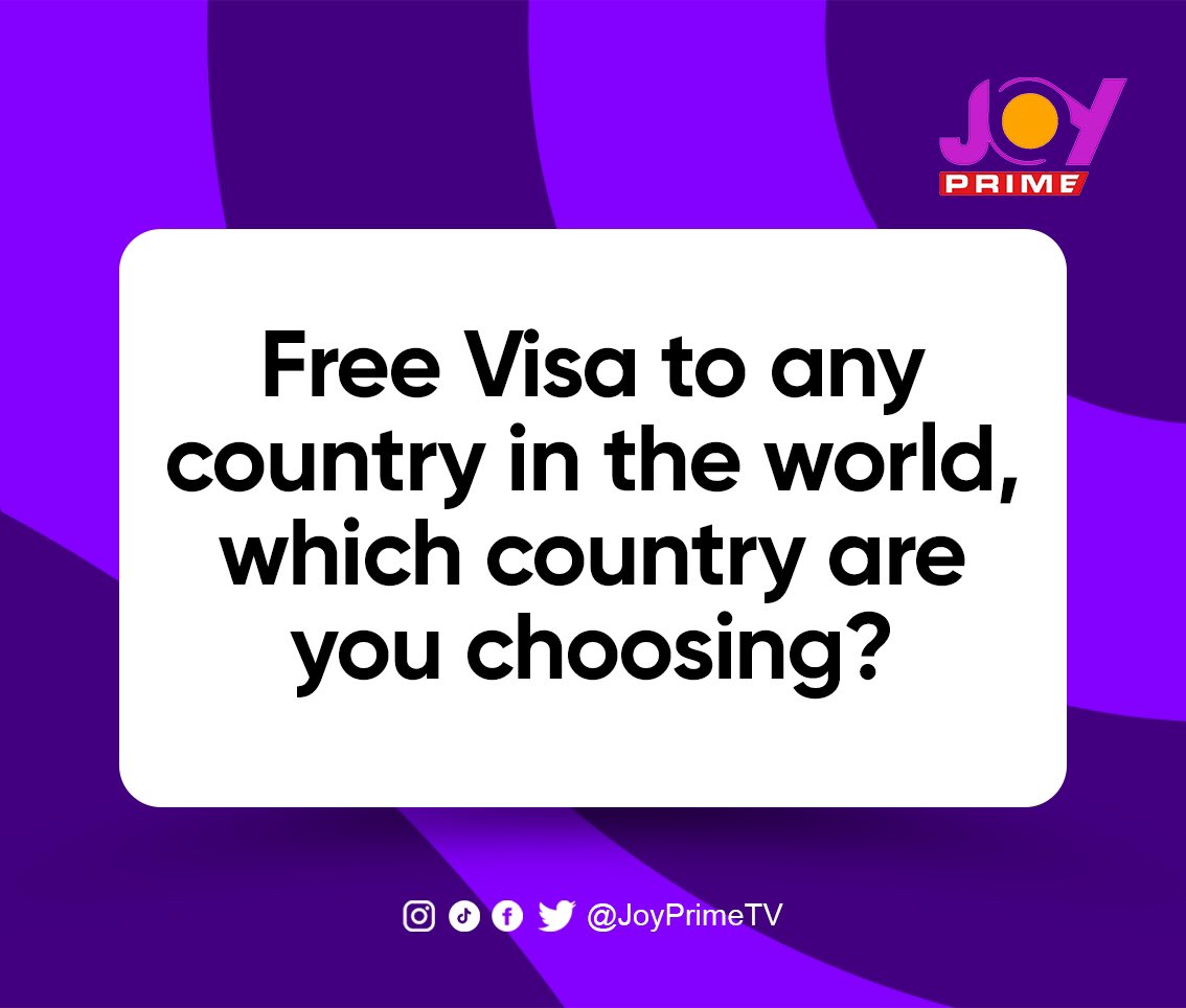 We know some people would love to stay in Ghana because Ghana is a great country. 

But which country are you choosing? 
#TheUltimateExperience