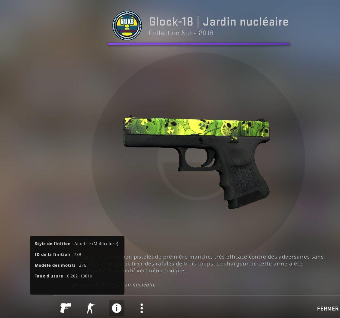 Im_NoXs's tweet photo. Let's start a new giveaway !  

Glock-18 | Nuclear Garden ( 6€ )  

To enter :   
-RT+LIKE this tweet + follow @Im_NoXs
-check out my twitch https://t.co/5gnskvwSNT 

End in 4 Days 
Enjoy !  

#Giveaway #CSGOGiveaway #CSGO https://t.co/SxTi0NFASN
