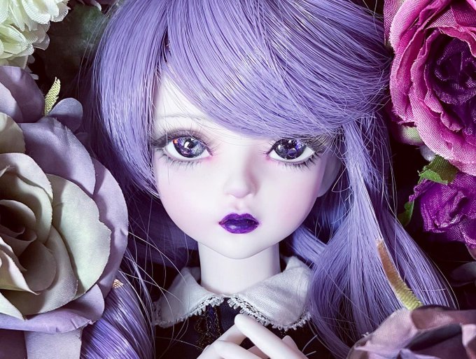 「女の子 紫」のTwitter画像/イラスト(新着)｜5ページ目