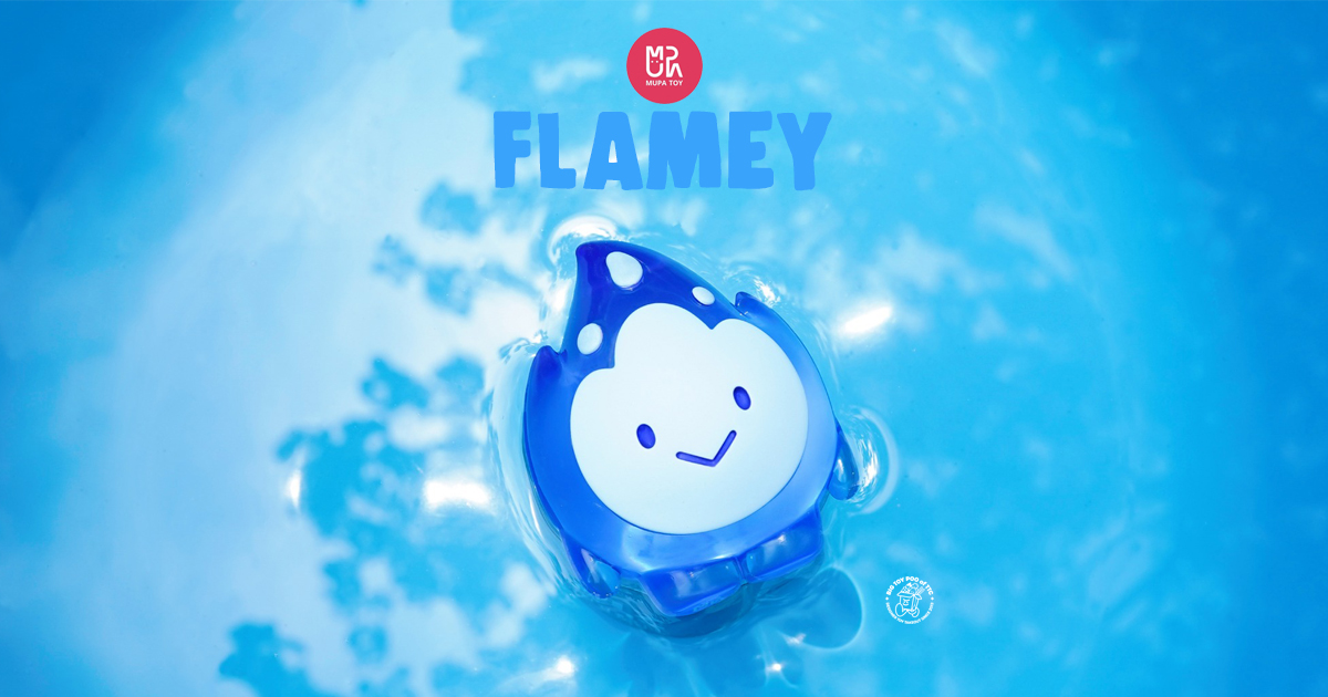 MUPA TOY Presents FLAMEY - Blue Flame Edition <a href="/mupatoy/">MUPA TOY</a> thetoychronicle.com/news/mupa-toy-…
