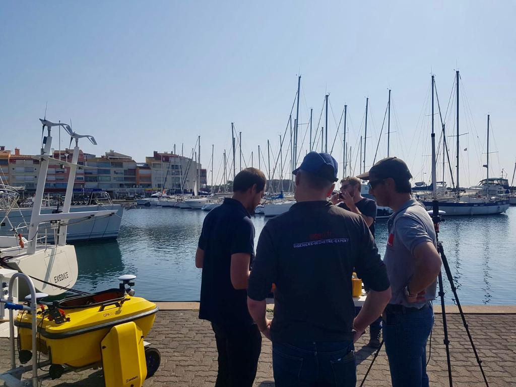 gpaseabots's tweet photo. That's a wrap of our stay in Cap d'Adge, a tourist resort on the Côte Vermeille (#France). We went there to carry out a #bathymetric survey with our #SB100PRO, the most versatile ultra-compact unmanned surface vehicle (#USV) on the market. 🛥️
#aquaticdrones #drones #drone #USVs https://t.co/uxZBWR1gx1