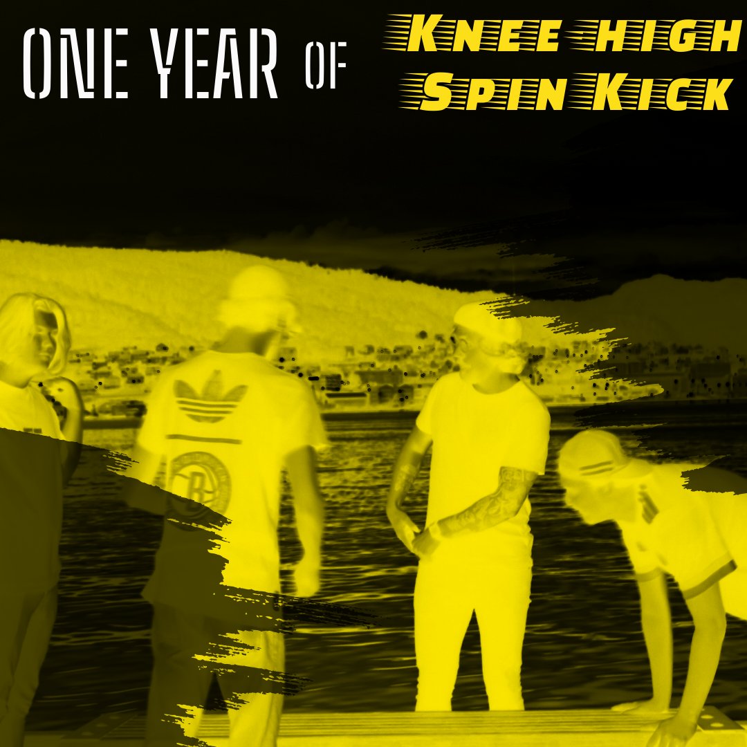 🥳 Happy 1 year anniversary to Knee-high Spin Kick. 🥳

None of it would be possible without the constant support we have gotten from the music community in norway, friends family and anybody who has heard any of our songs so a big thank you to all of you.

The world is waking up