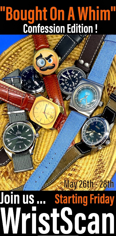 PuristSPro's tweet photo. Announcing Theme for WS edition of next Friday 25th: “Bought on a Whim”
https://t.co/SmHr2jJH1w
#WristScan https://t.co/CskKzTCHM4