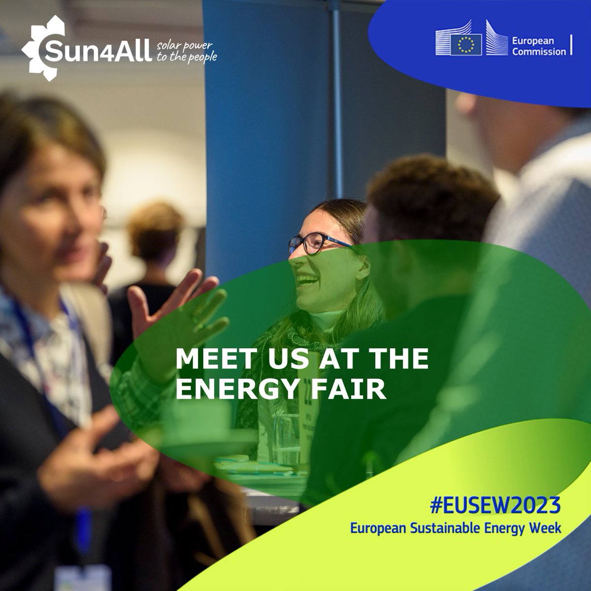 Come and visit us at @ICLEI_Europe´s stand! 🖐️ ec.europa.eu/eusew
We’ll be taking part in the #EUSEW2023 Energy Fair to network  with you and share our experiences boosting the EU #energytransition! 🚀
@KerneisKlervi