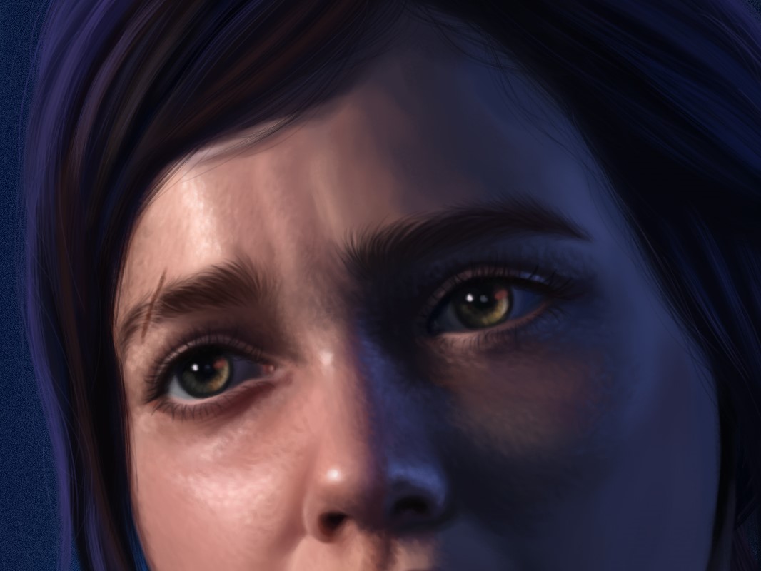 Adding skin textureeeee 💙🕹️