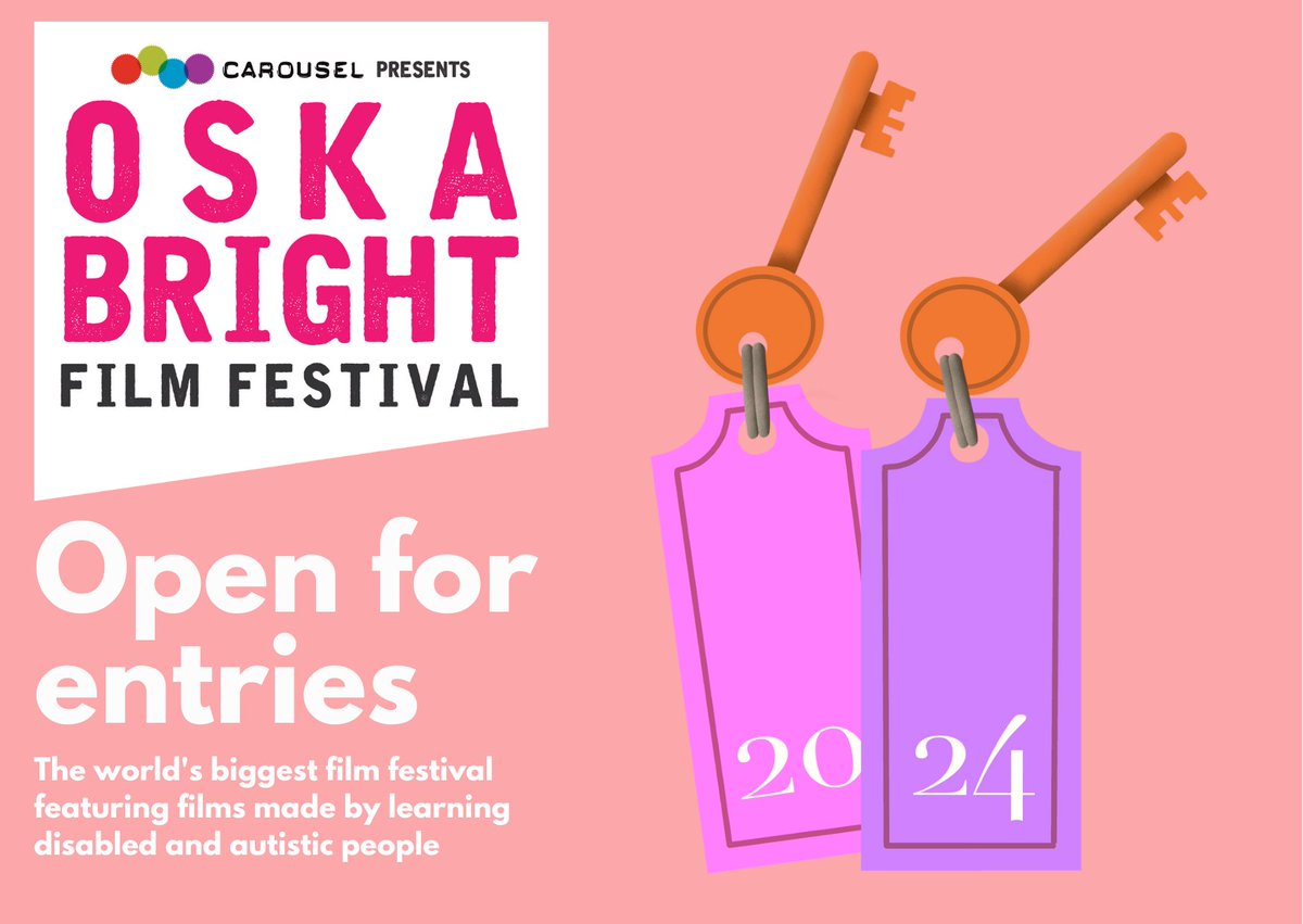 GilbeyFilms's tweet photo. @OskaBright Film Festival is open for entries. They show exciting and bold work made by, or featuring learning disabled and autistic people. Find out more and submit your film before 31st May 2023: https://t.co/1a3GLzM6Mt https://t.co/7j9euMjMxI