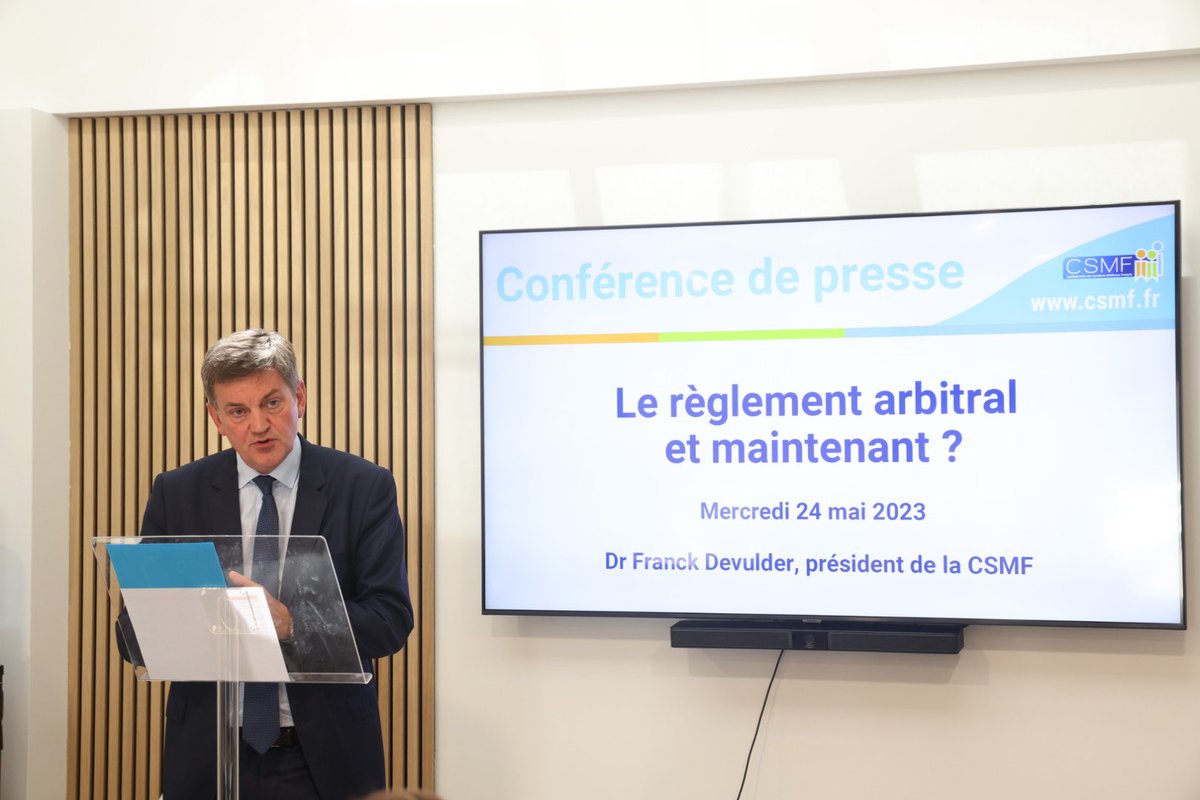 cocktailsante's tweet photo. #franckdevulder président de la #csmf
L’expertise médical doit être reconnu,
Délégation de taches, inciter les médecins à voir des patients différents.
Il faut faire payer les rendez vous non honnoré . https://t.co/2w3gQK3kSQ