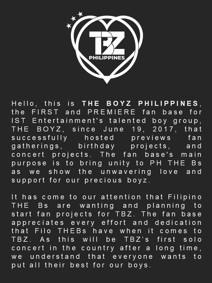 THEBOYZPHL's tweet photo. [📢❤️]

Filo THE Bs' love for THE BOYZ is truly something else. May THE BOYZ feel our warm love with our hearts united as one! ❤️‍🔥

#THEBOYZENERATION_PH
#ZENSATIONAL_Notice https://t.co/1U1SElNWmf